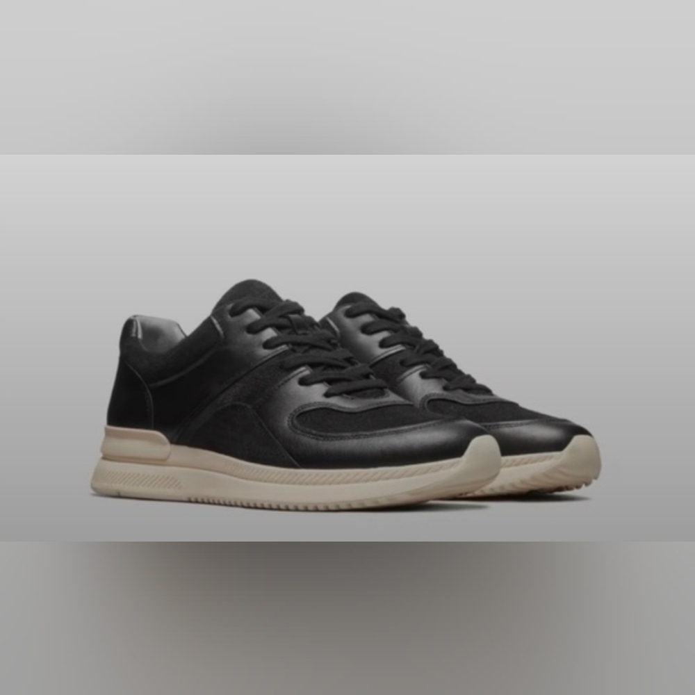 LEATHER Everlane-The Trainer Sneaker - Black - Size 10 May Also Fit 9.5 Women's